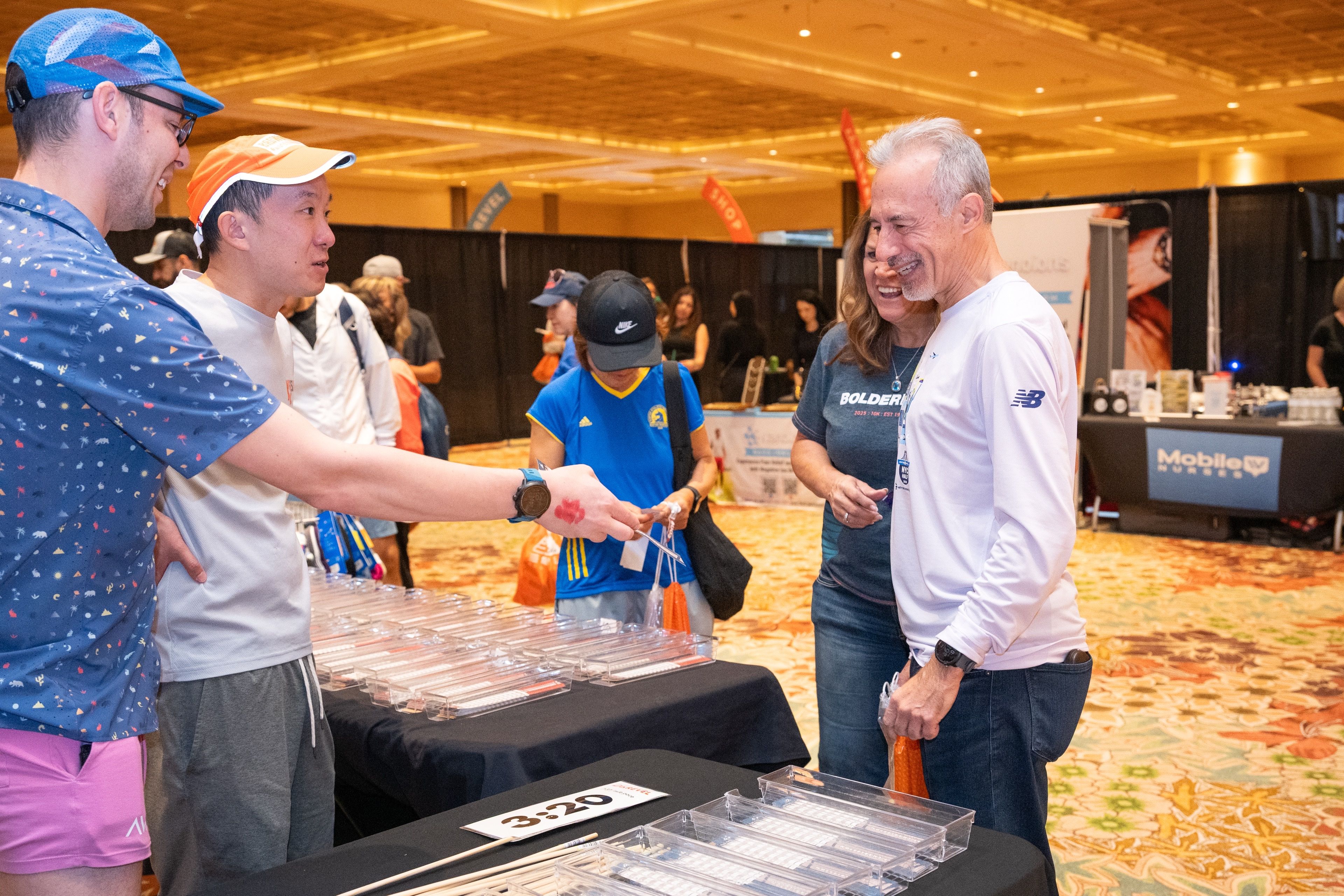 Trade show floor action photography in Las Vegas