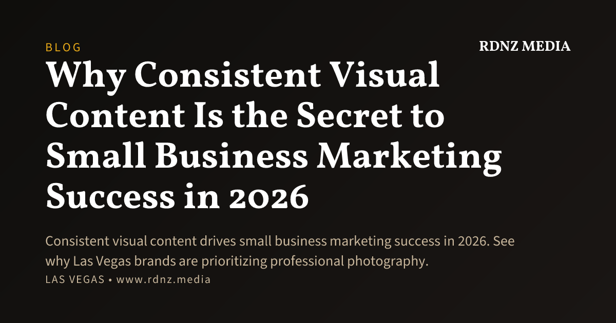 Small More Visual Visual Content: The 2026 Marketing Secret | RDNZ Media